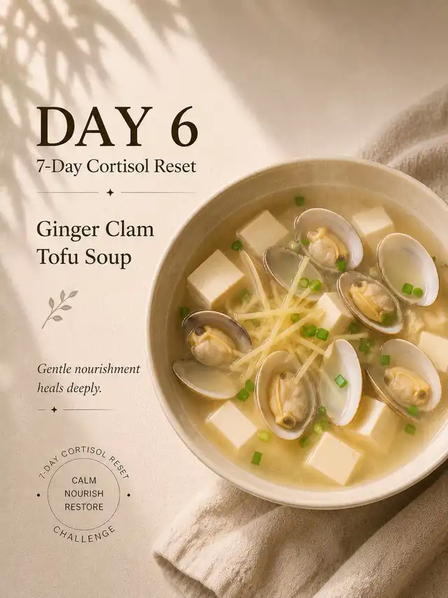 Day 6 of the 7-Day Cortisol Reset✨🤍